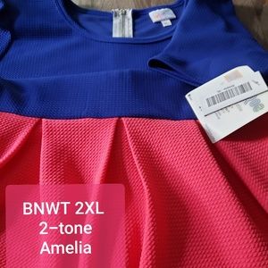 FINAL PRICE-BNWT Lularoe 2XL Amelia
